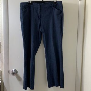New York & Company Navy Blue Trousers
